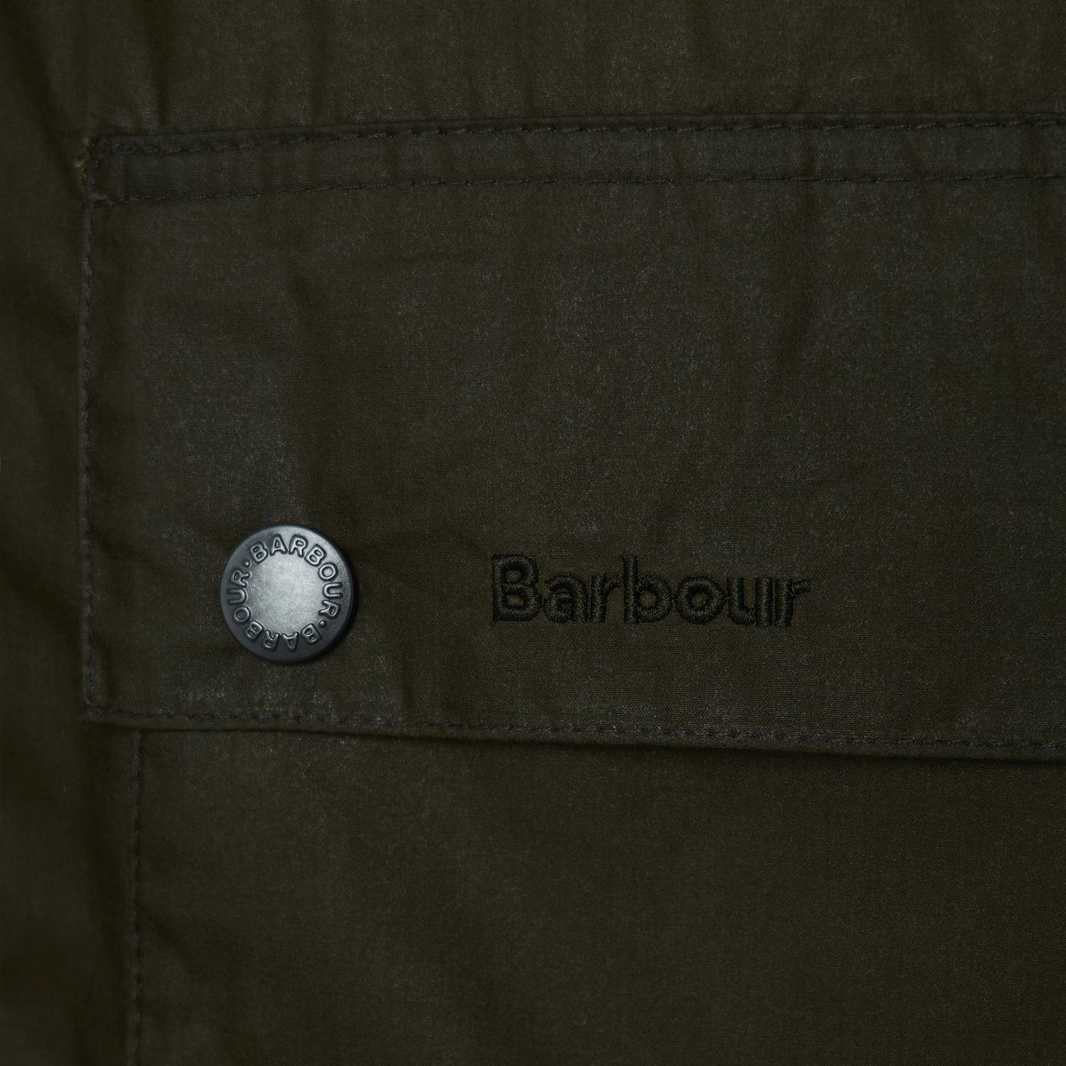 Barbour Modern Bedale Waxed Jacket Beech  Highland Loch - Detail 2