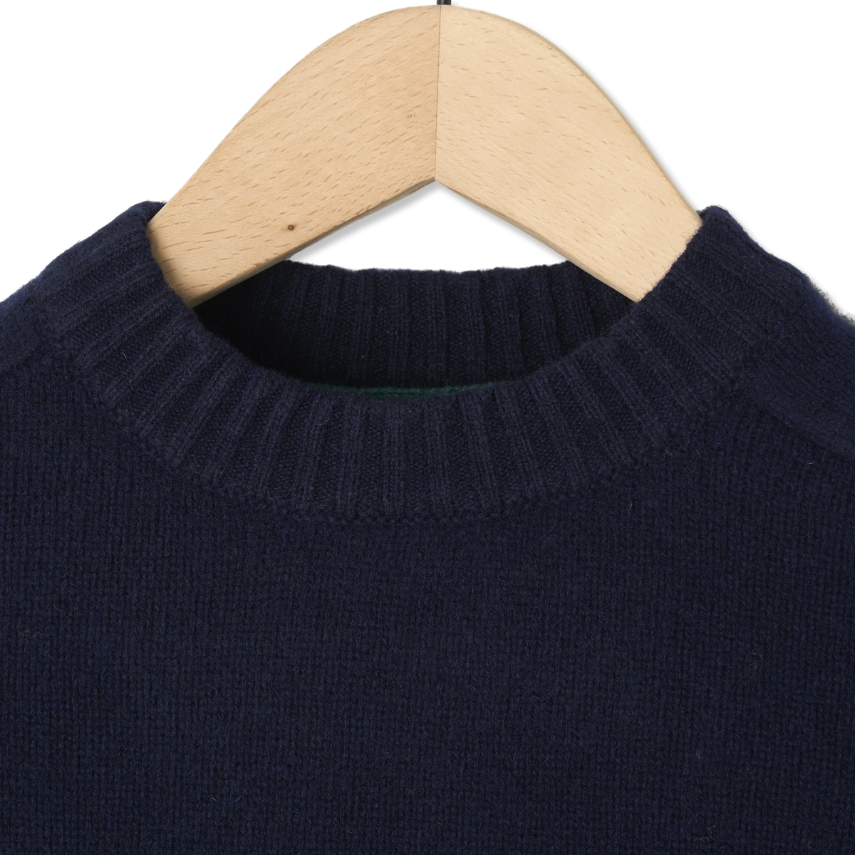 Barbour Newtown Crew Neck Sweater Navy - Detail 2