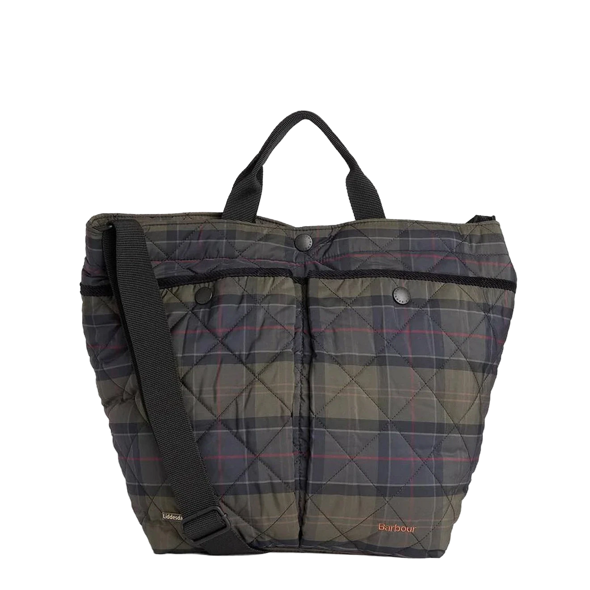 Barbour Tartan Liddesdale Tote Bag Shadow Classic Tartan - View 1