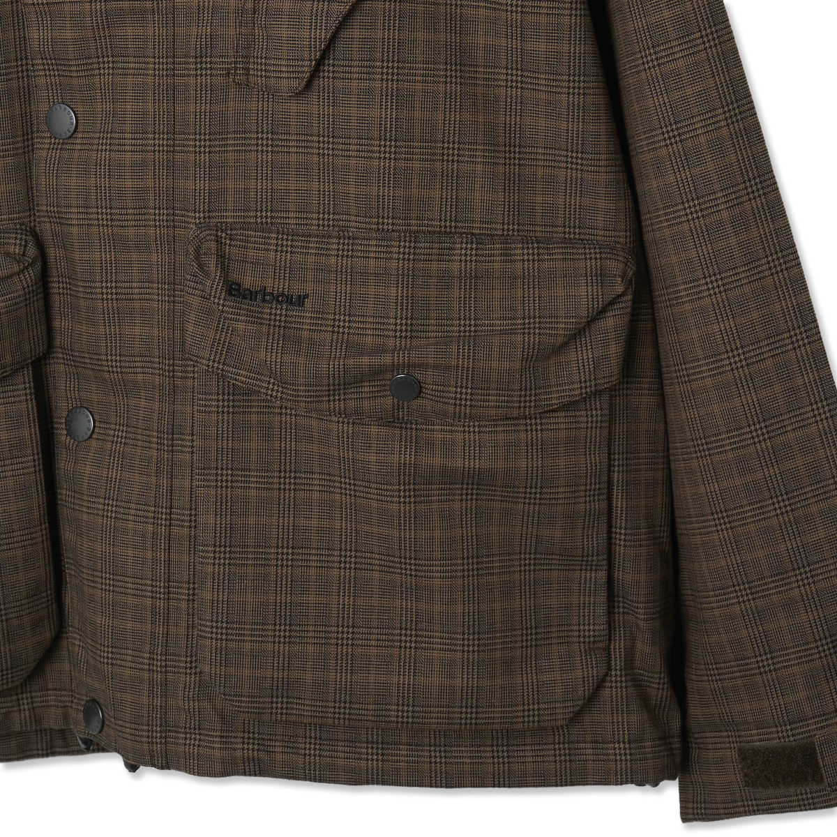 Barbour Transport Ursula Waterproof Jacket Dark Stone - Detail 2