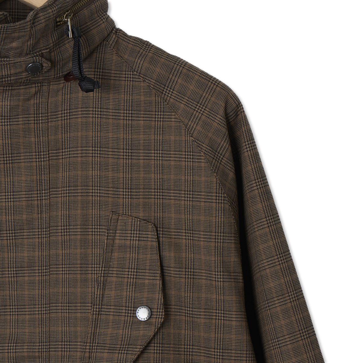 Barbour Transport Ursula Waterproof Jacket Dark Stone - Detail 3