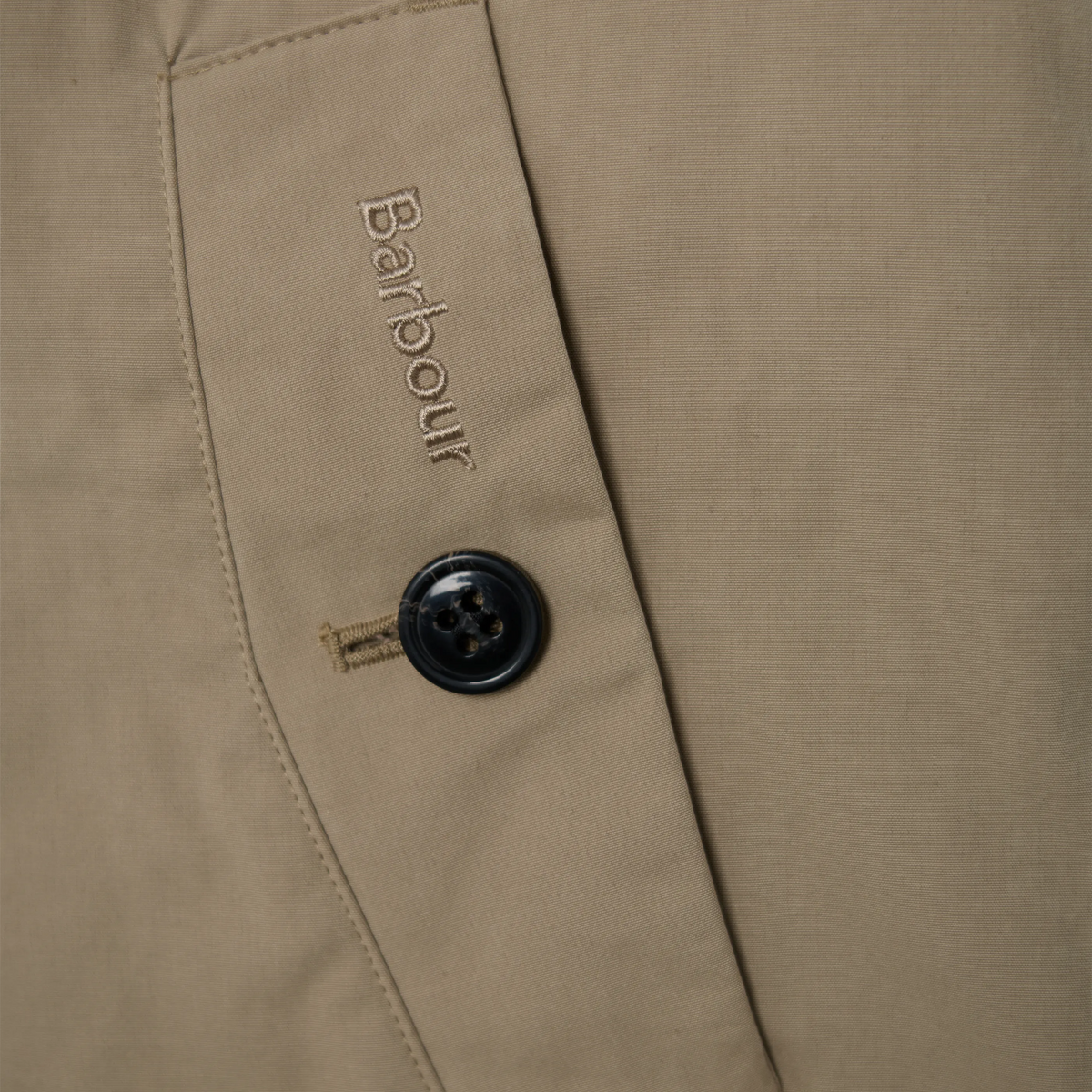 Barbour Tyneside Casual Jacket Washed Stone - Detail 2