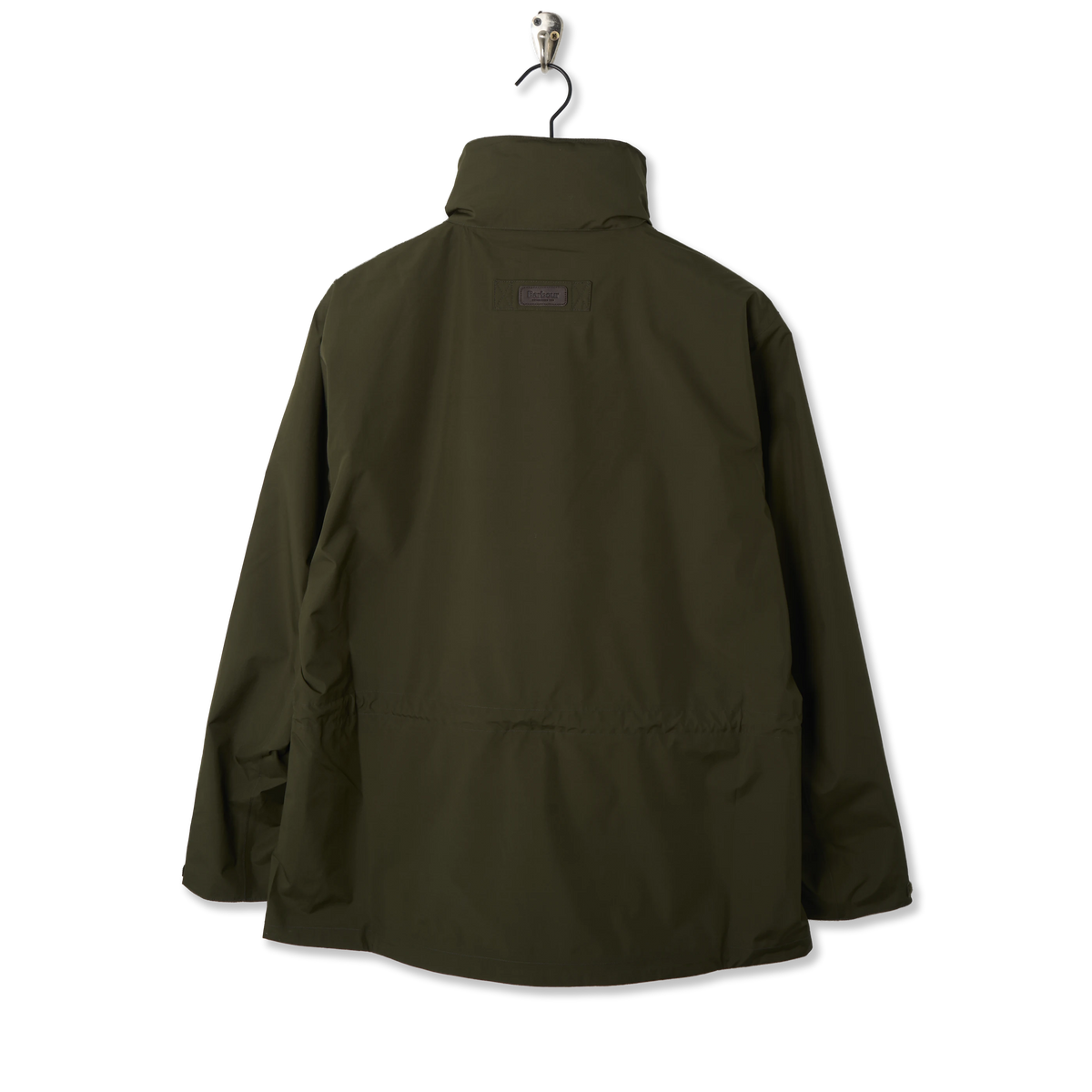 Barbour Uldale Waterproof Jacket Olive - Back