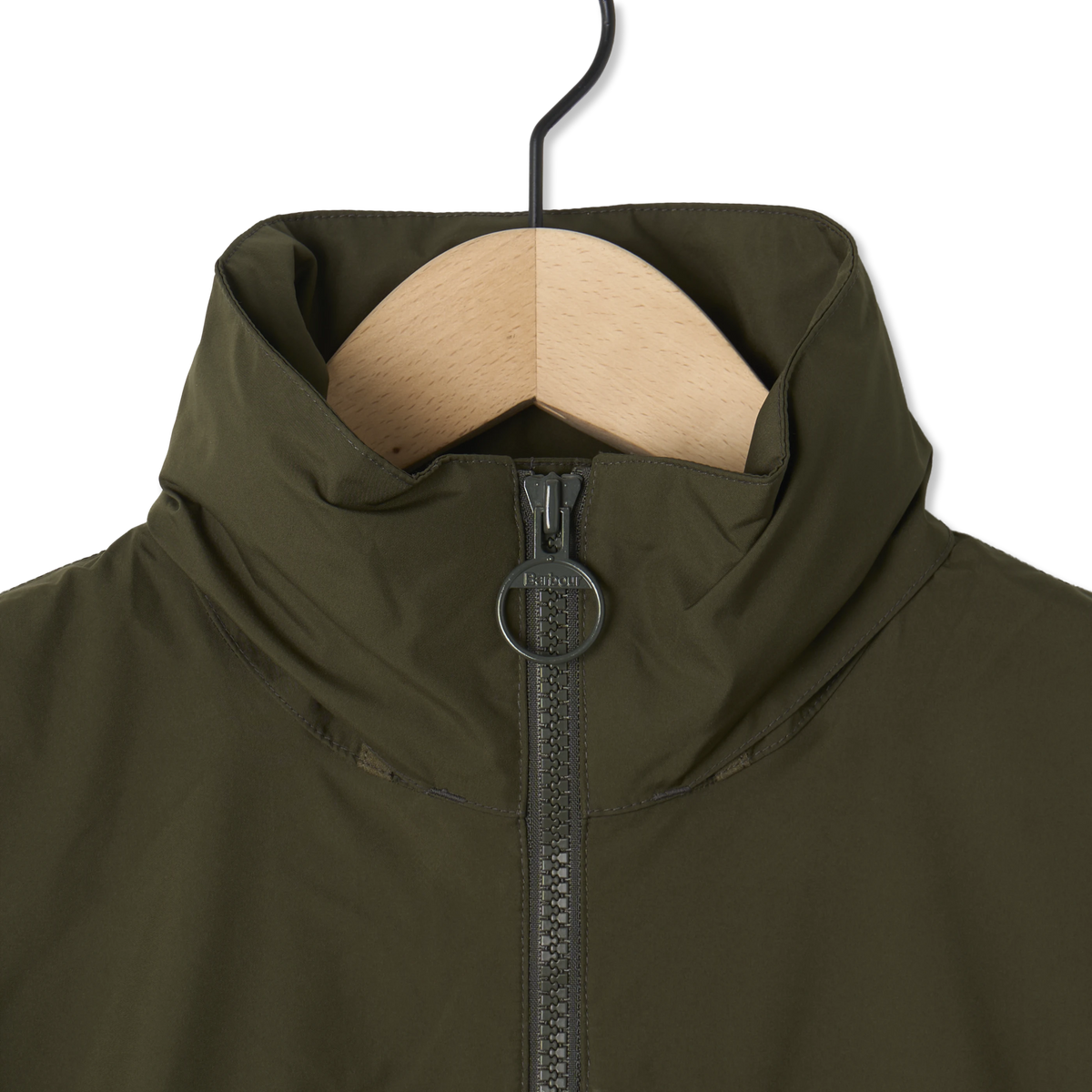Barbour Uldale Waterproof Jacket Olive - Detail 4