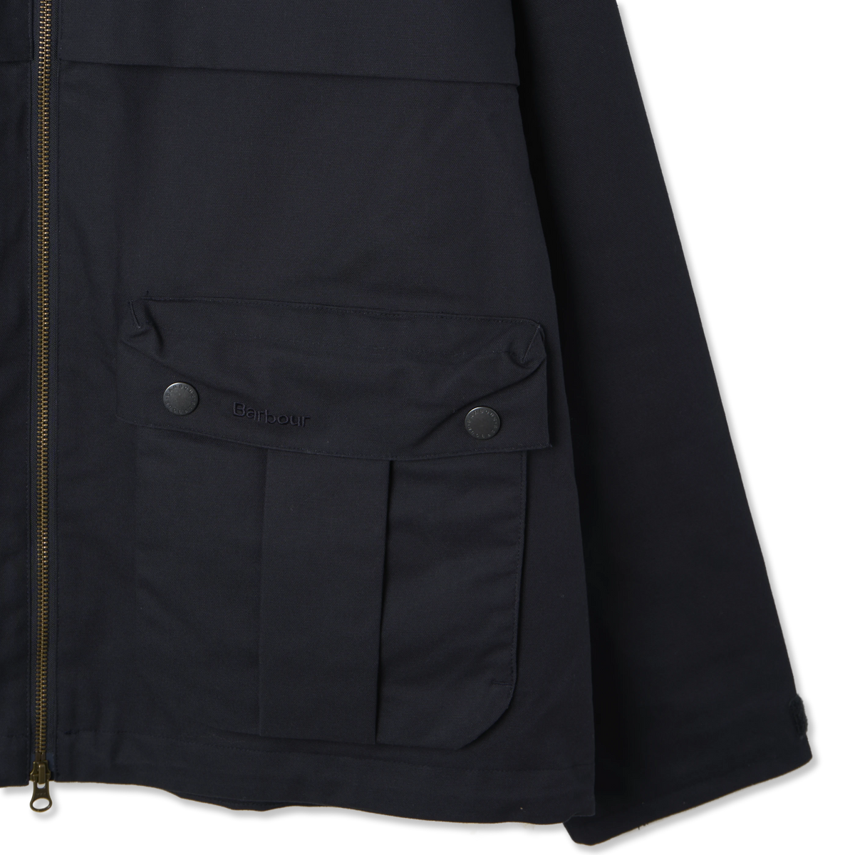 Barbour Ursula Wading Waterproof Jacket Navy - Detail 3