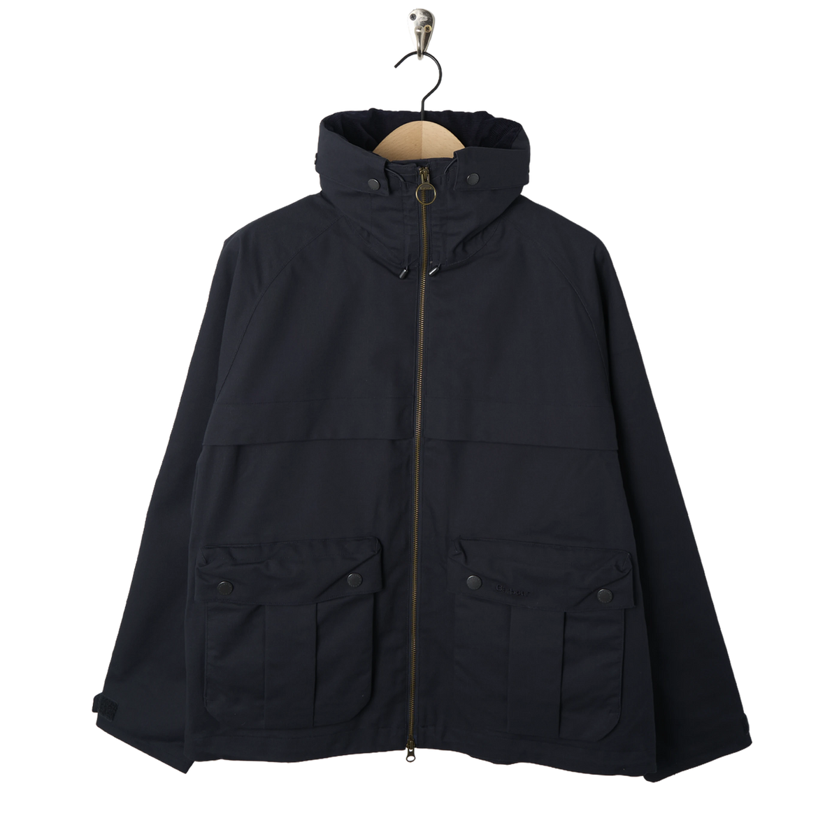 Barbour Ursula Wading Waterproof Jacket Navy - Front