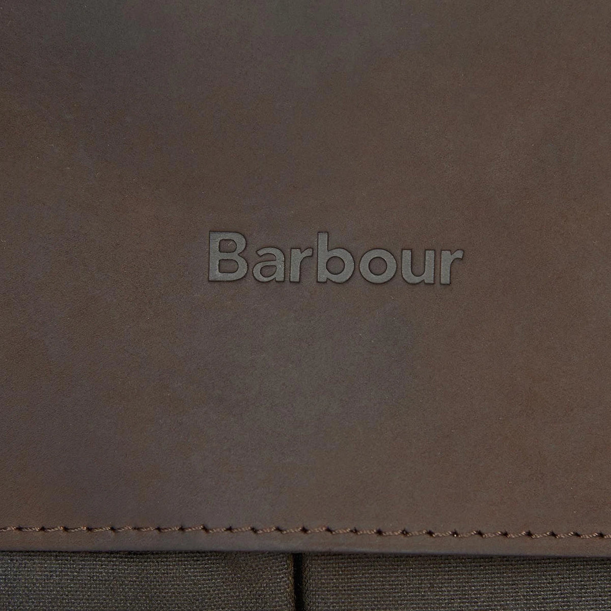 Barbour Wax Leather Briefcase Olive - View 4