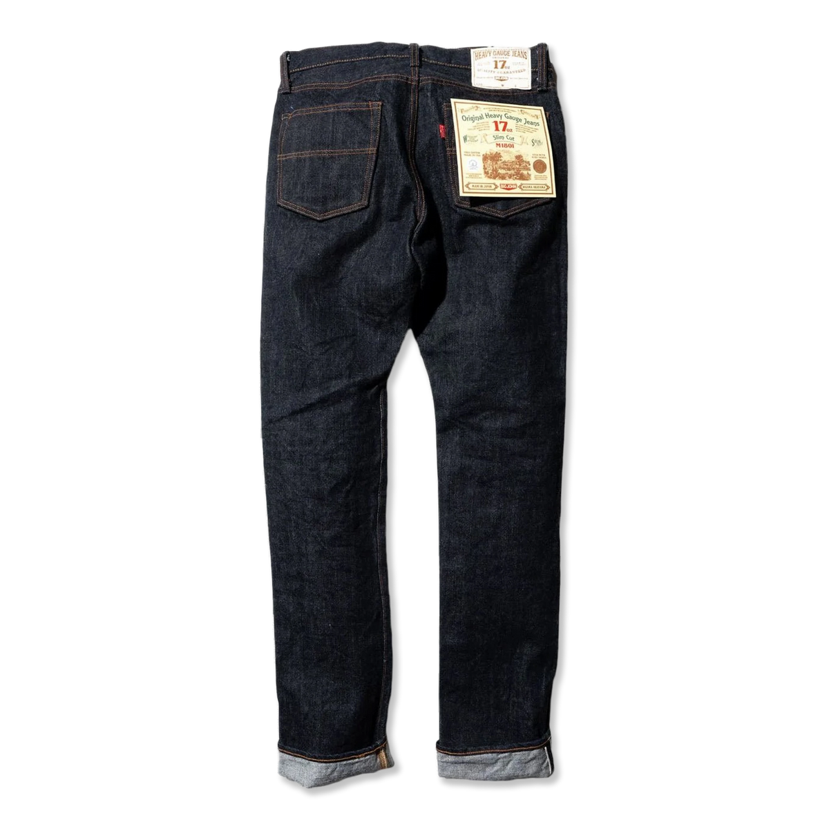 Big John M1801 17oz Denim Jeans Indigo - Back