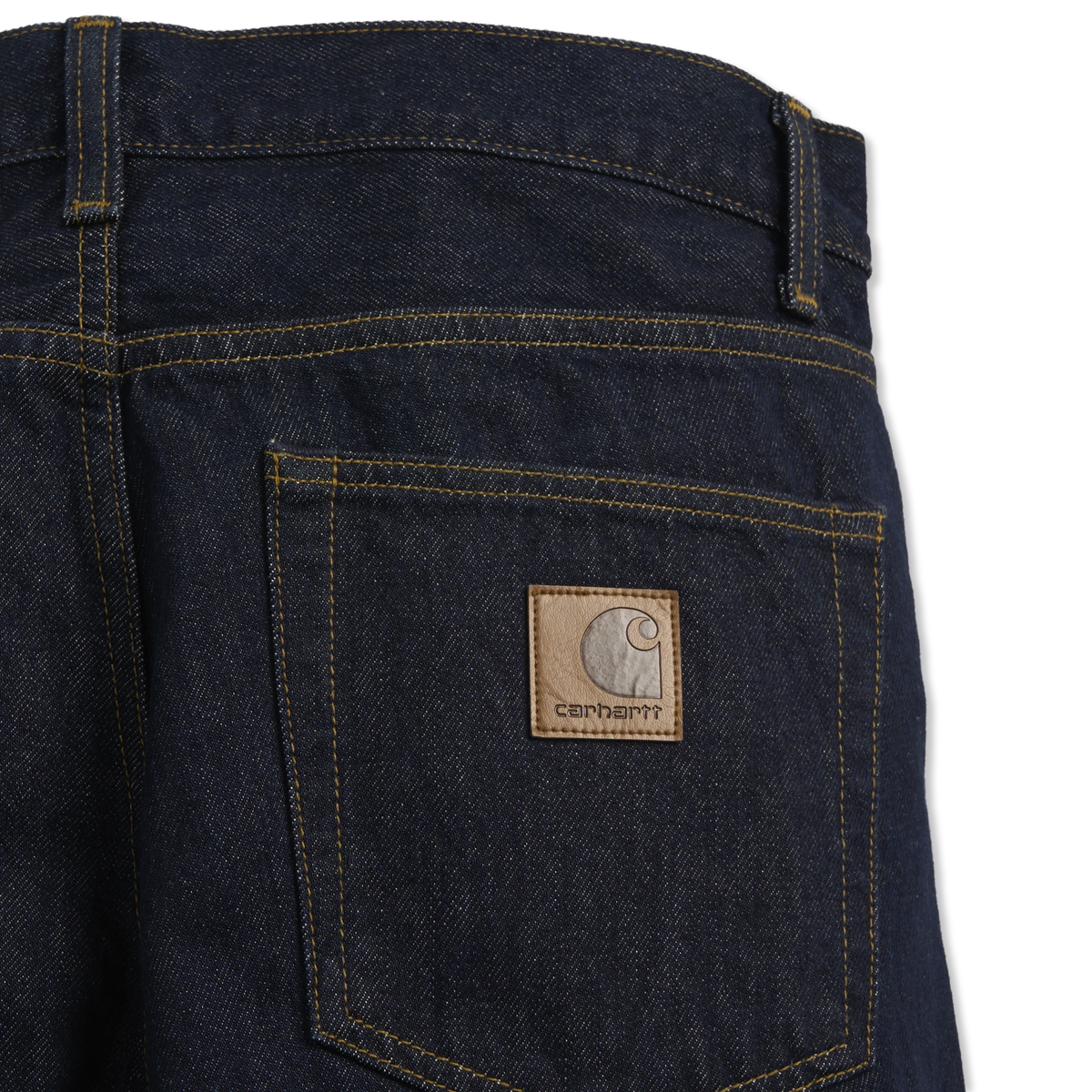 Carhartt WIP Aaron Pant Blue Rinsed - Detail 2