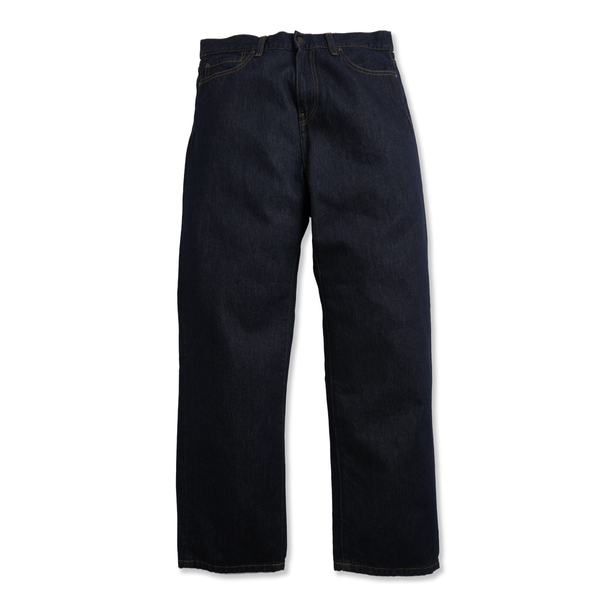 Carhartt WIP Aaron Pant Blue Rinsed - Front