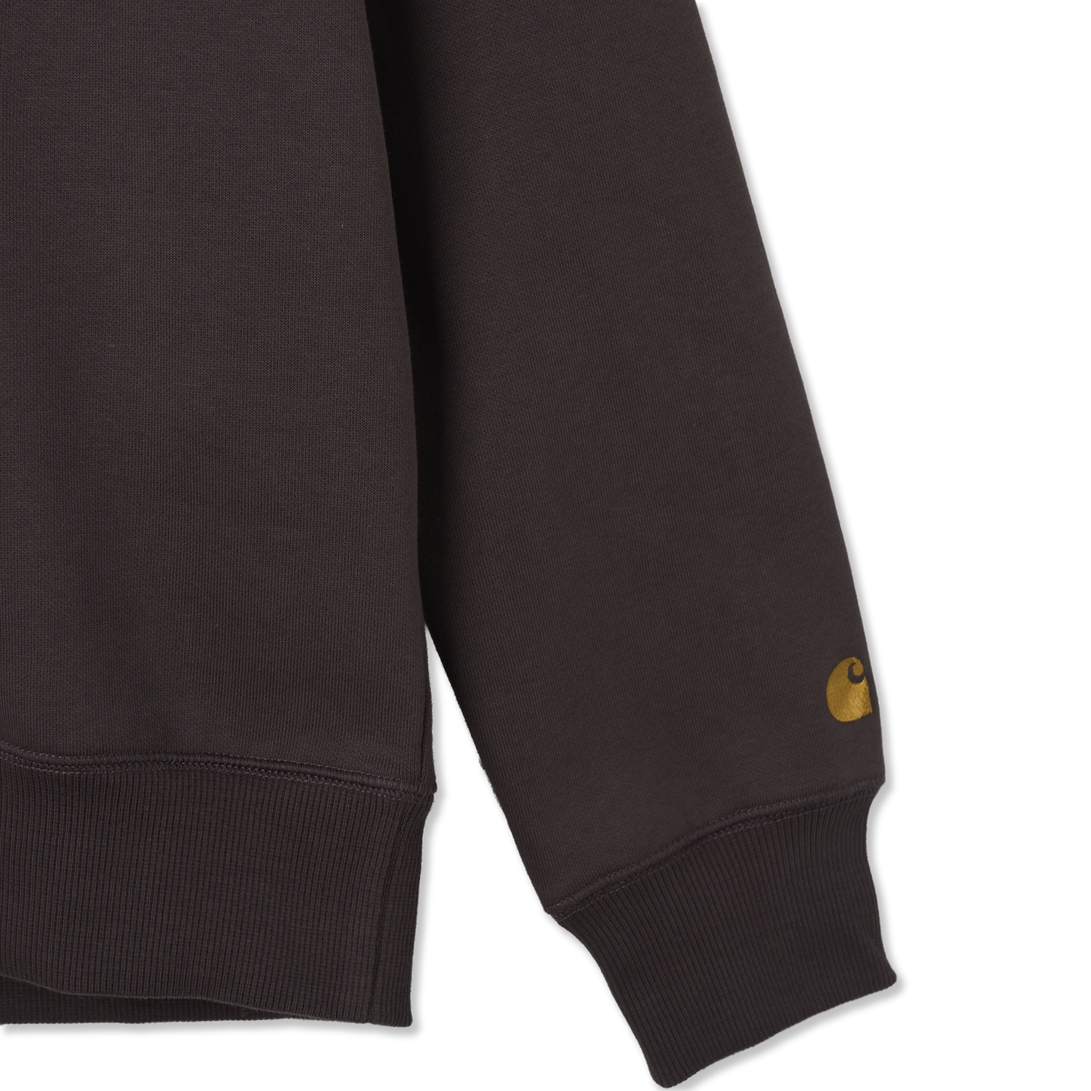 Carhartt WIP Chase Sweat Shale / Gold - Detail 2
