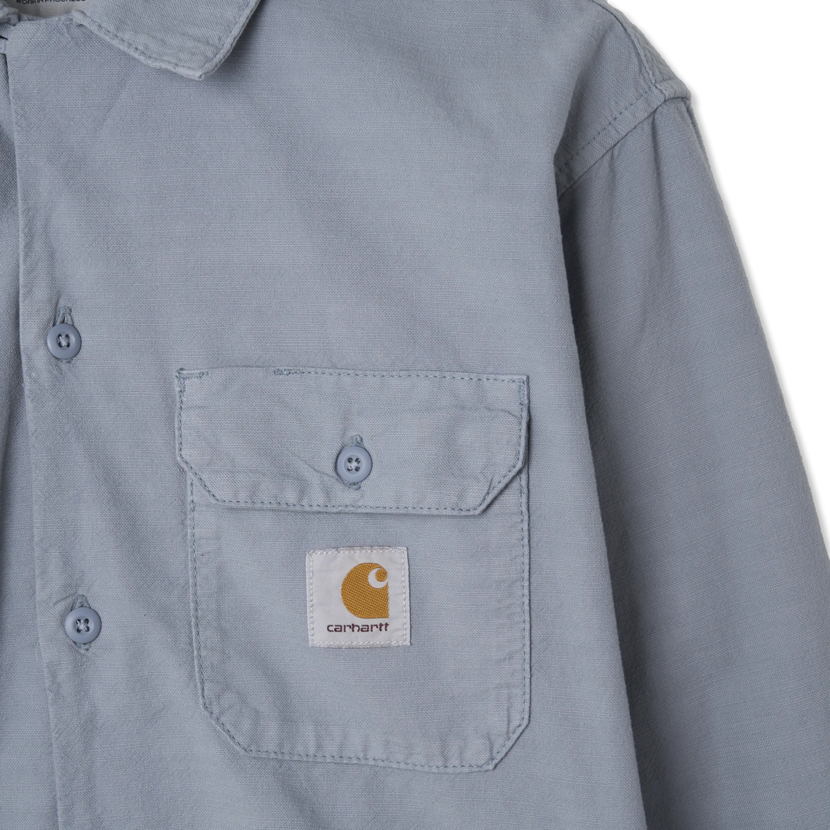 Carhartt WIP L/S Kelsey Shirt Mirror Garment Dyed - Detail 1