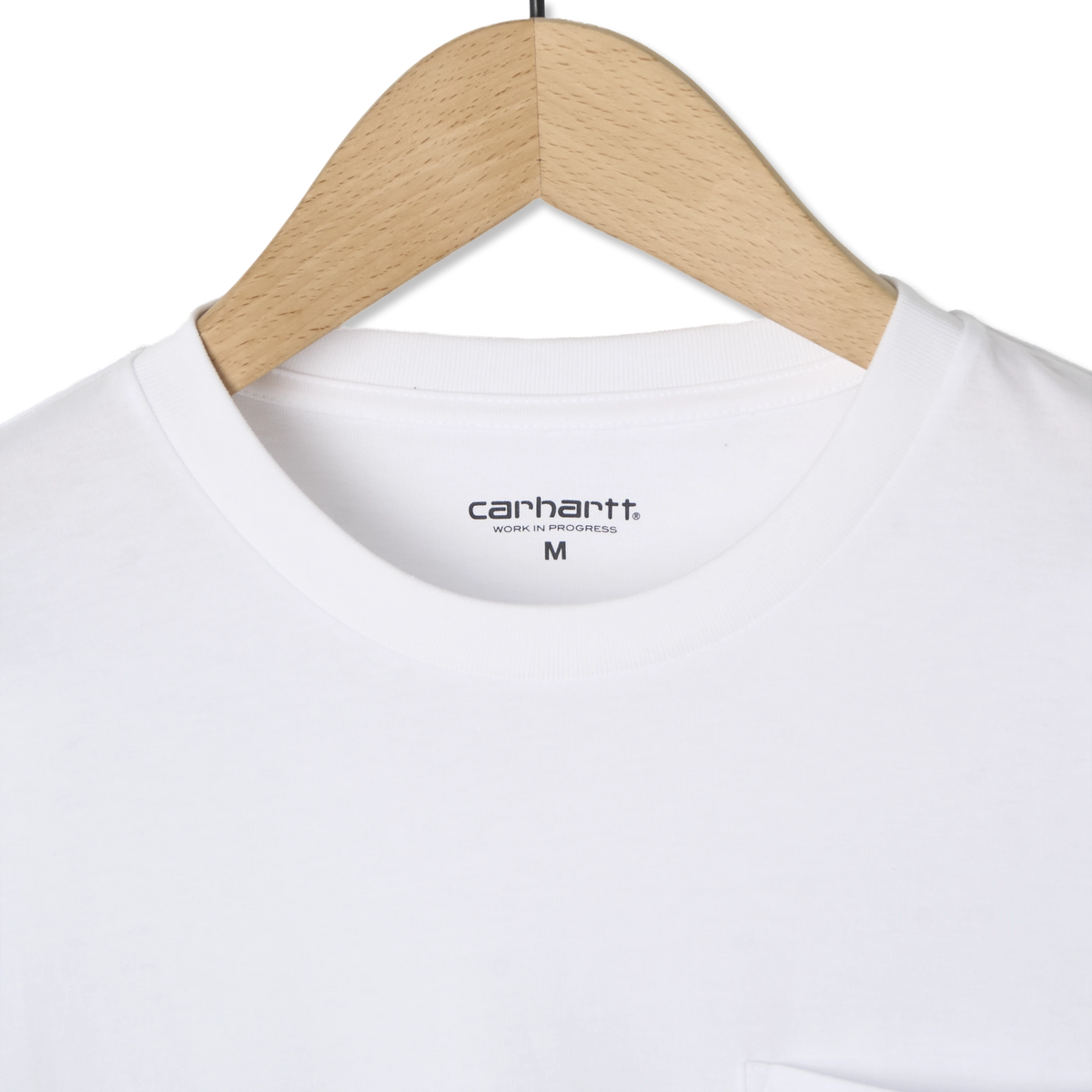 Carhartt WIP S/S Pocket T-Shirt White - Detail