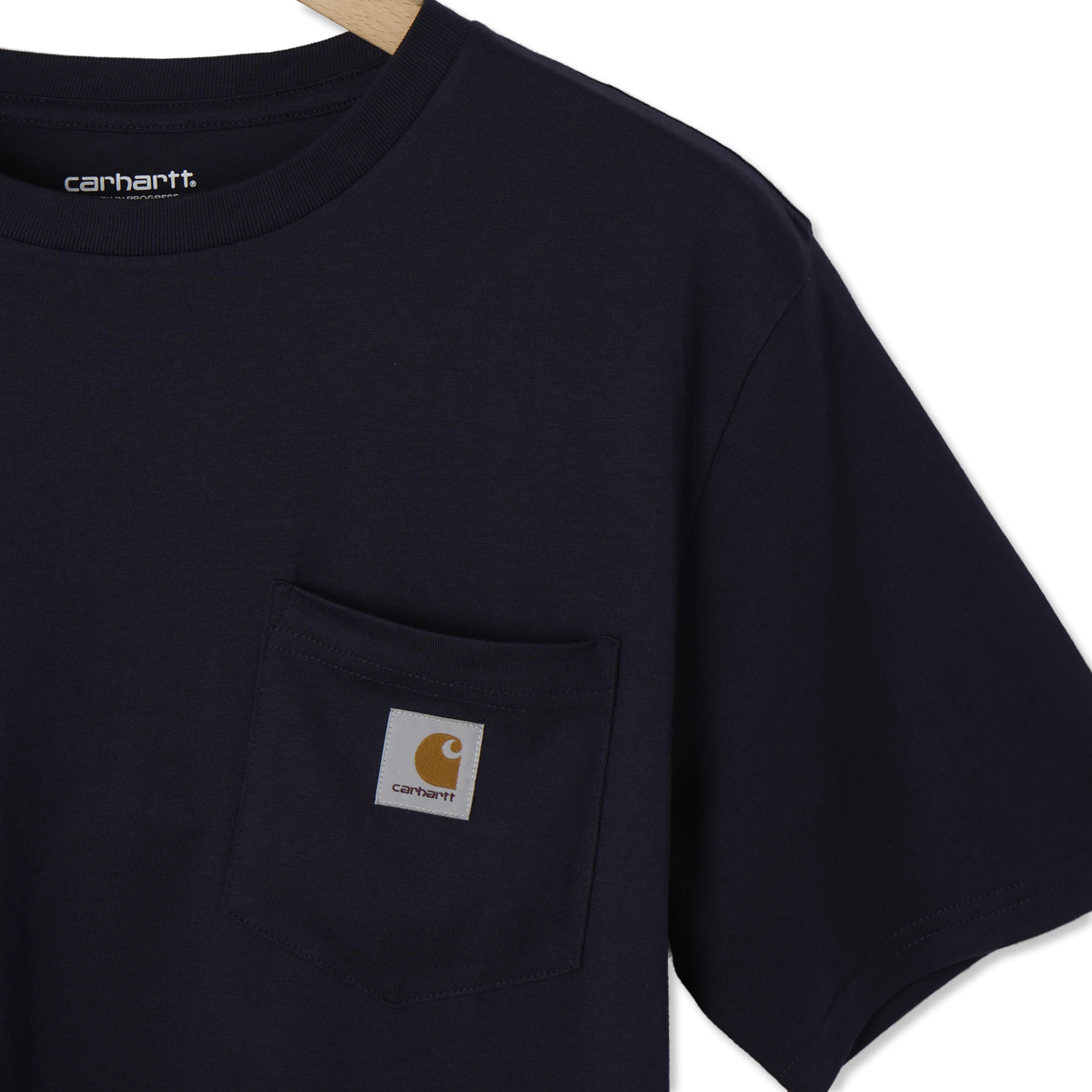 Carhartt WIP S/S Pocket T-Shirt Dark Navy - Detail 3