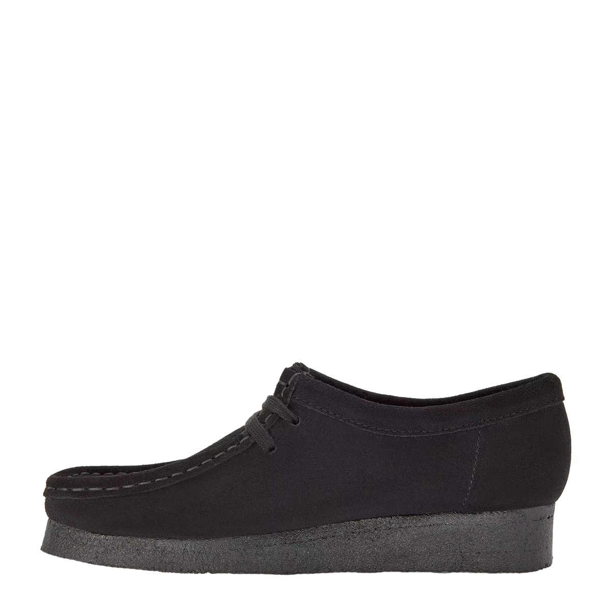 Clarks Originals Wallabee Shoes Black Suede