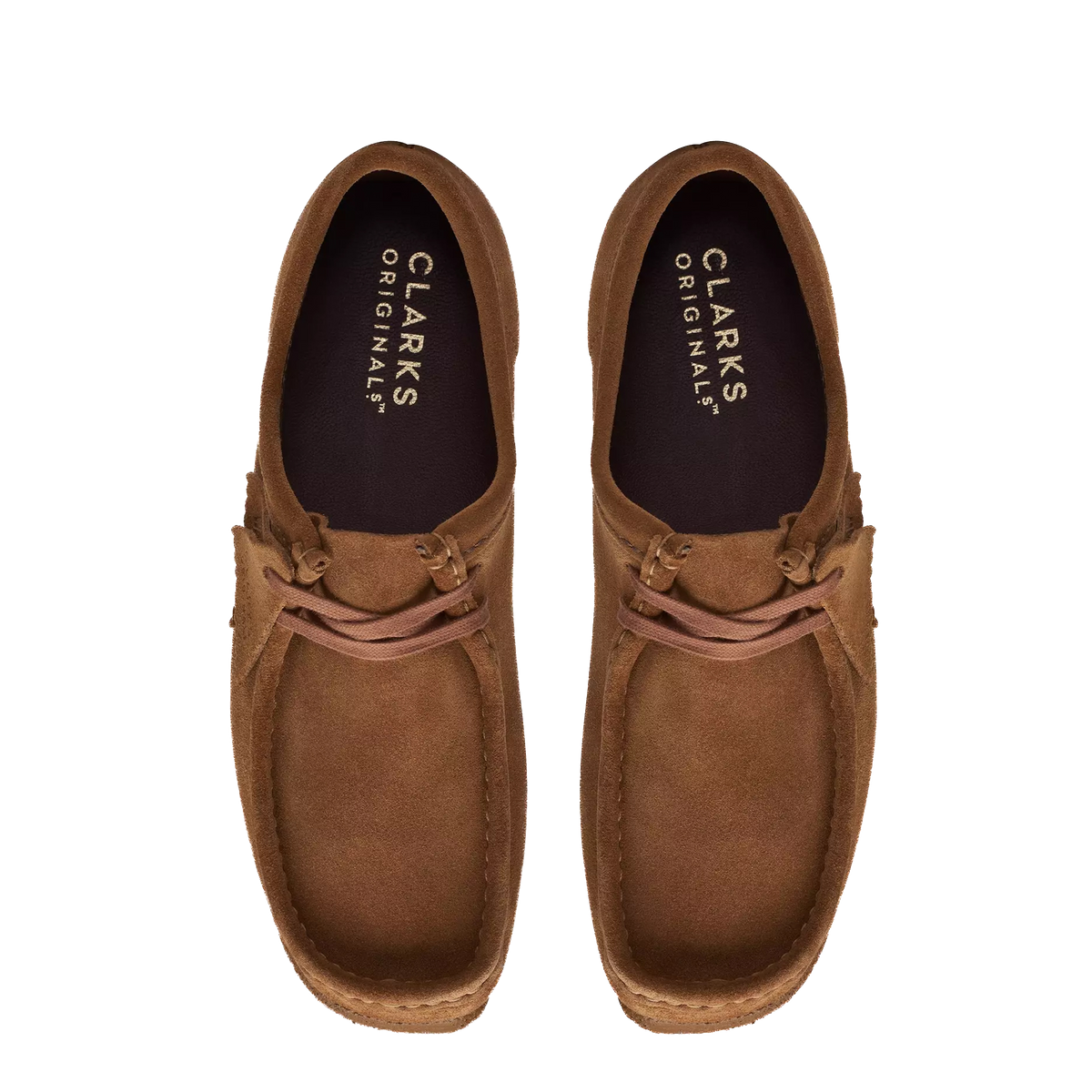 Clarks Originals Wallabee Shoes Cola Suede