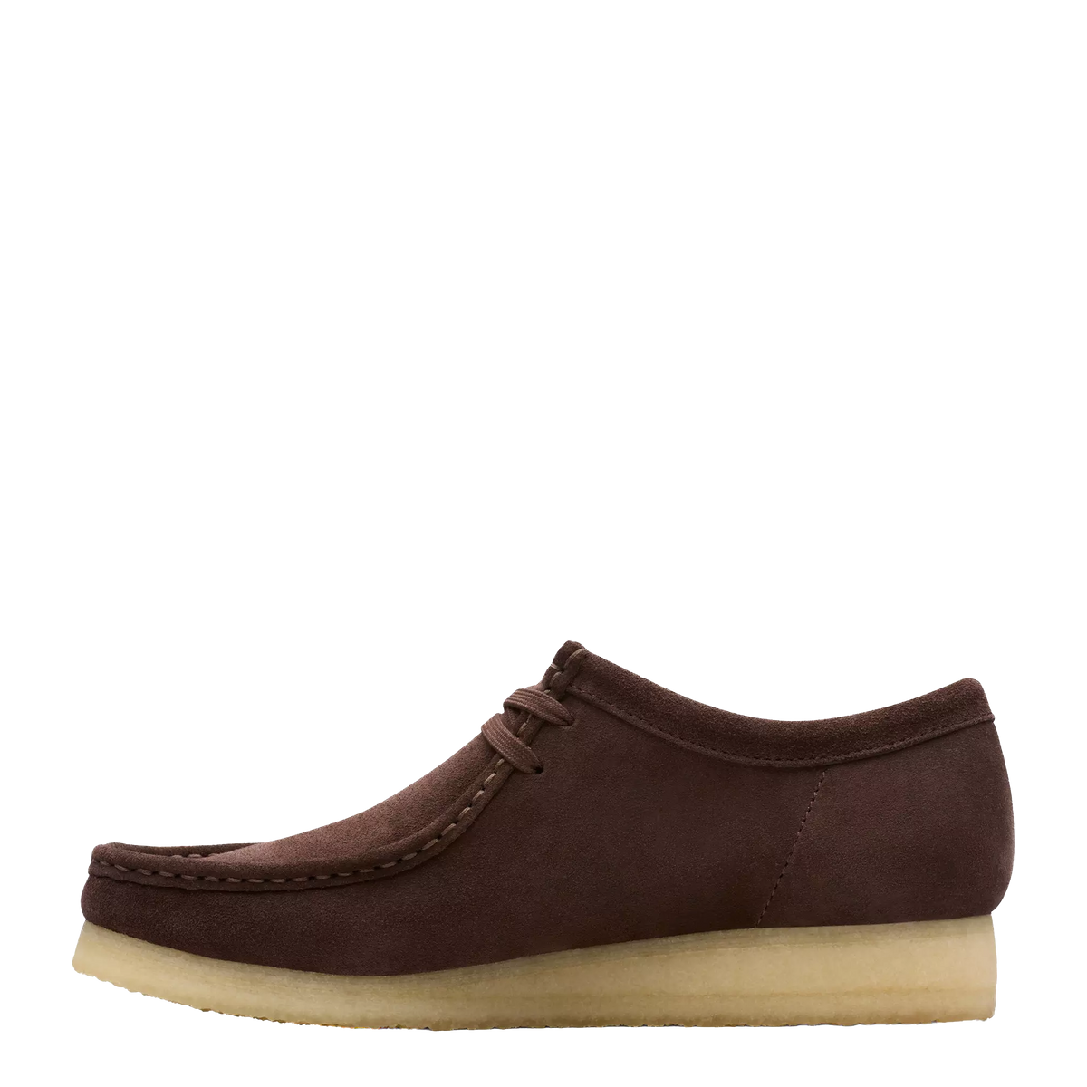 Clarks Originals Wallabee Shoes Dark Brown Suede