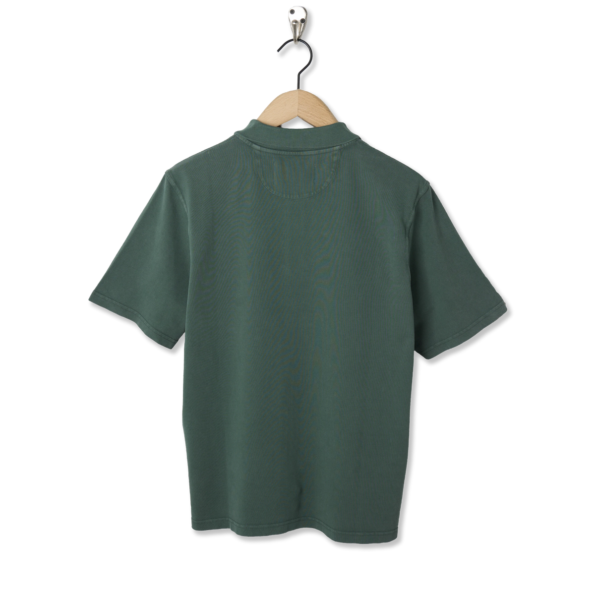 Corridor Pique Polo S/S Shirt Army - Back