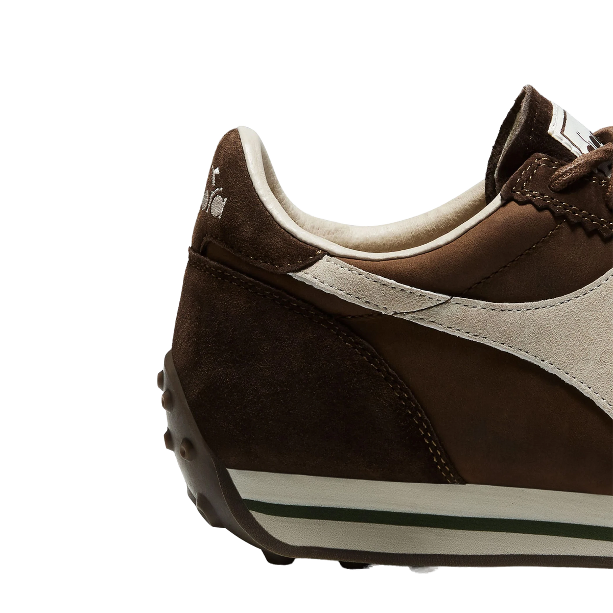 Diadora Rally Waxed Trainer Brown Chestnut - View 6