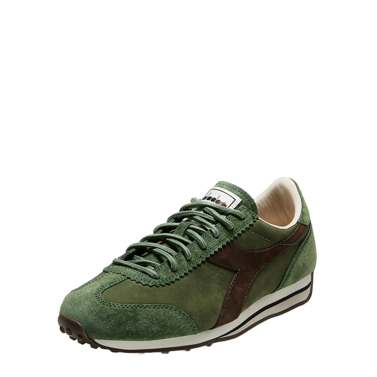 Diadora Rally Waxed Trainer Green Chive - View 2
