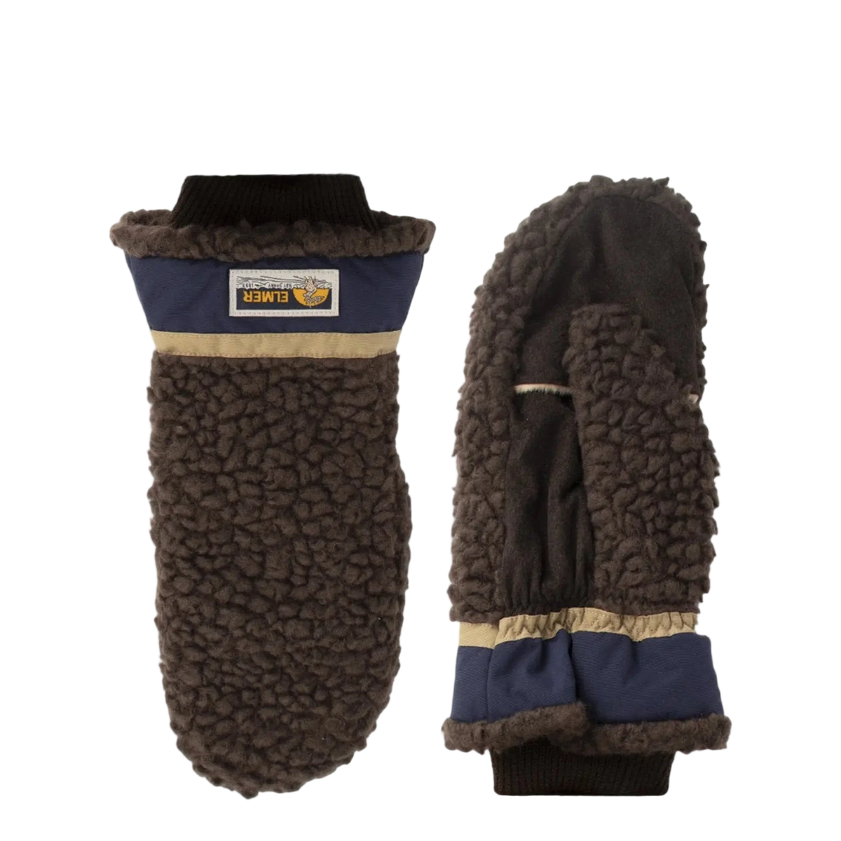 Elmer Gloves Wool Pile Mitten Brown