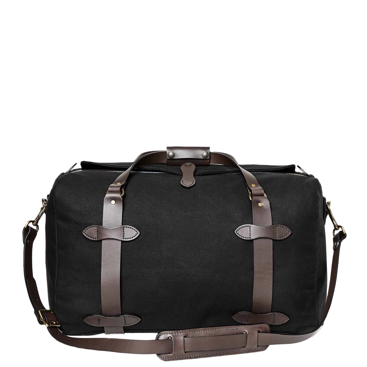 Filson Medium Rugged Twill Duffle Bag Black - View 1