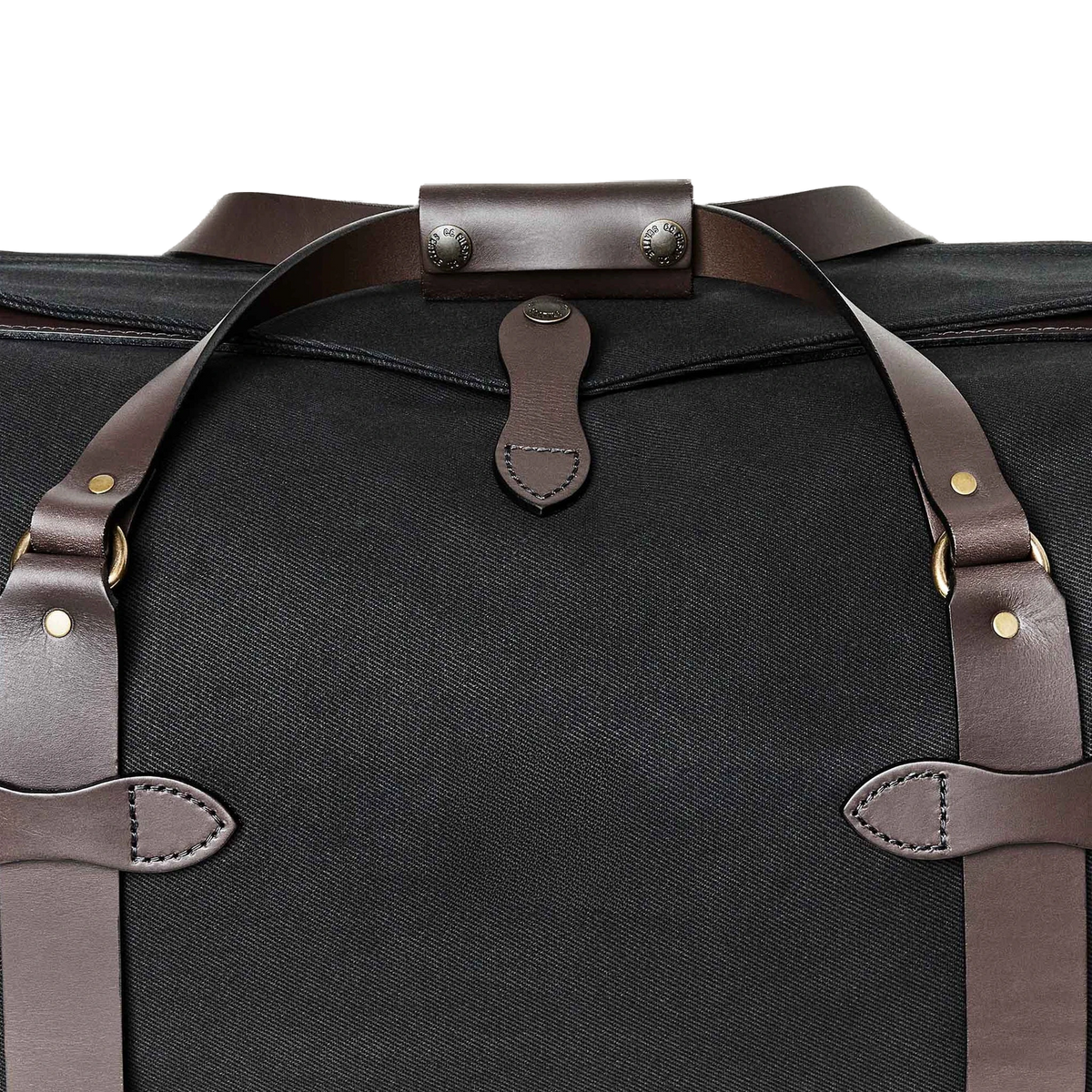 Filson Medium Rugged Twill Duffle Bag Black - View 5
