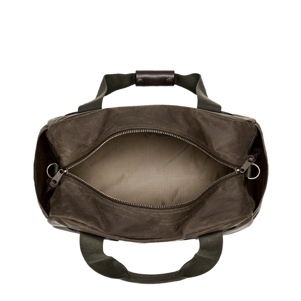Filson Tin Cloth Small Duffle Bag Otter Green - View 3