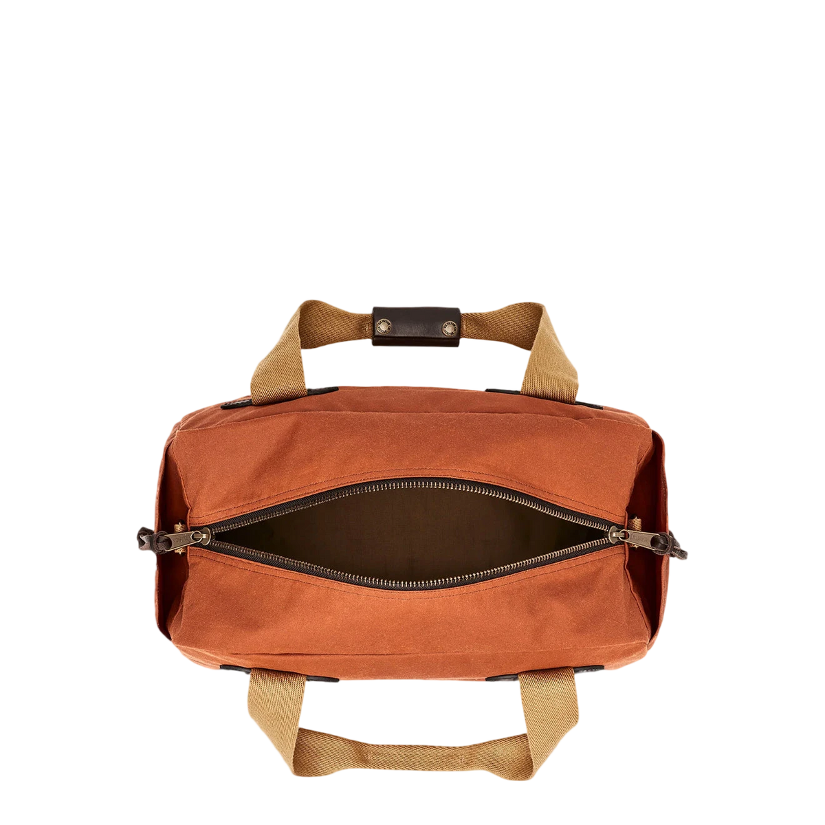 Filson Tin Cloth Small Duffle Bag Rust - View 4