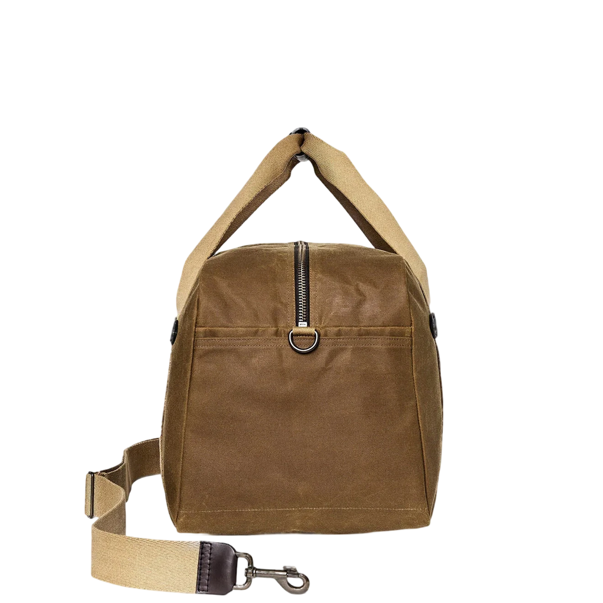 Filson Tin Cloth Medium Duffle Bag Dark Tan - View 3