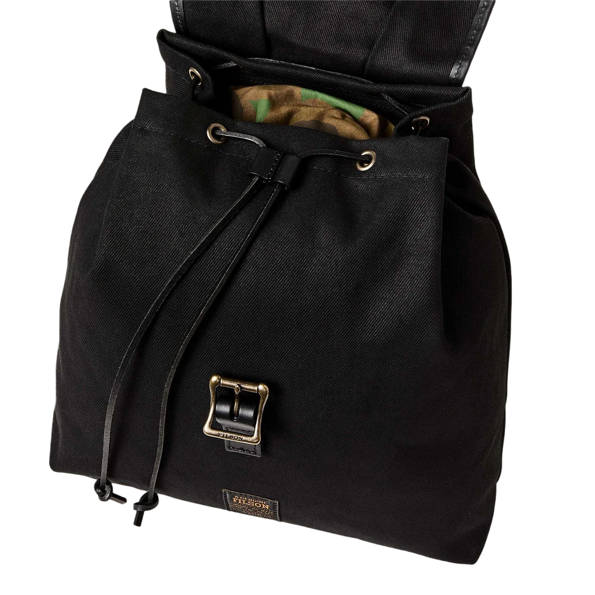 Filson Drawstring Backpack Black - View 4