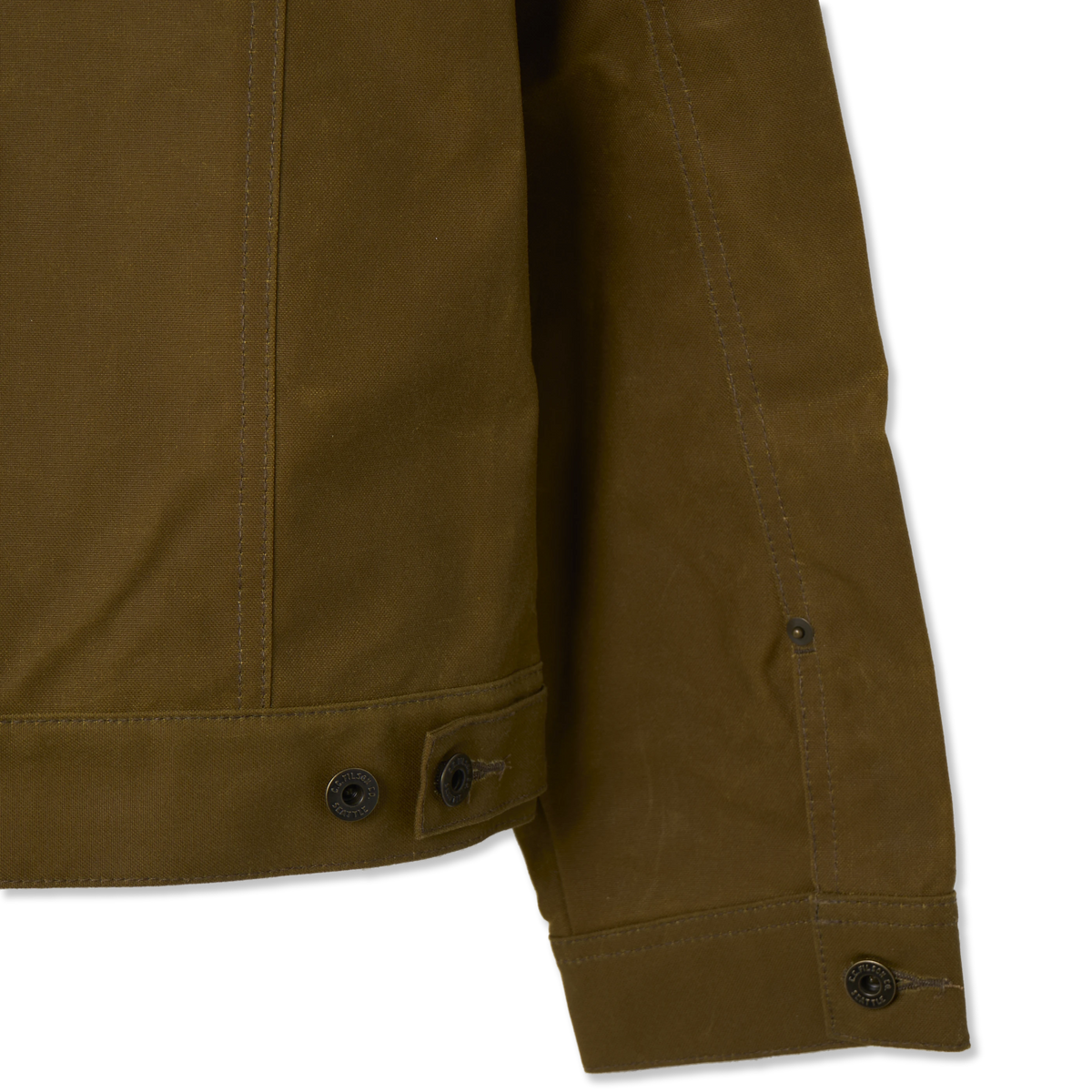 Filson Short Lined Cruiser Jacket Dark Tan - Detail 3
