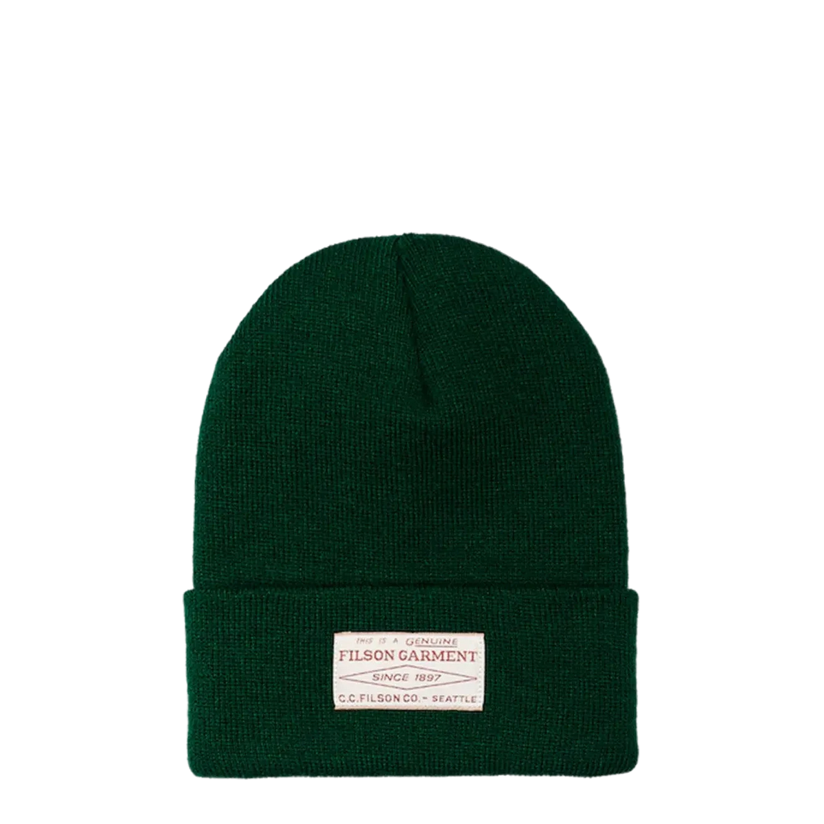 Filson Ballard Watch Cap Forest Green - View 1