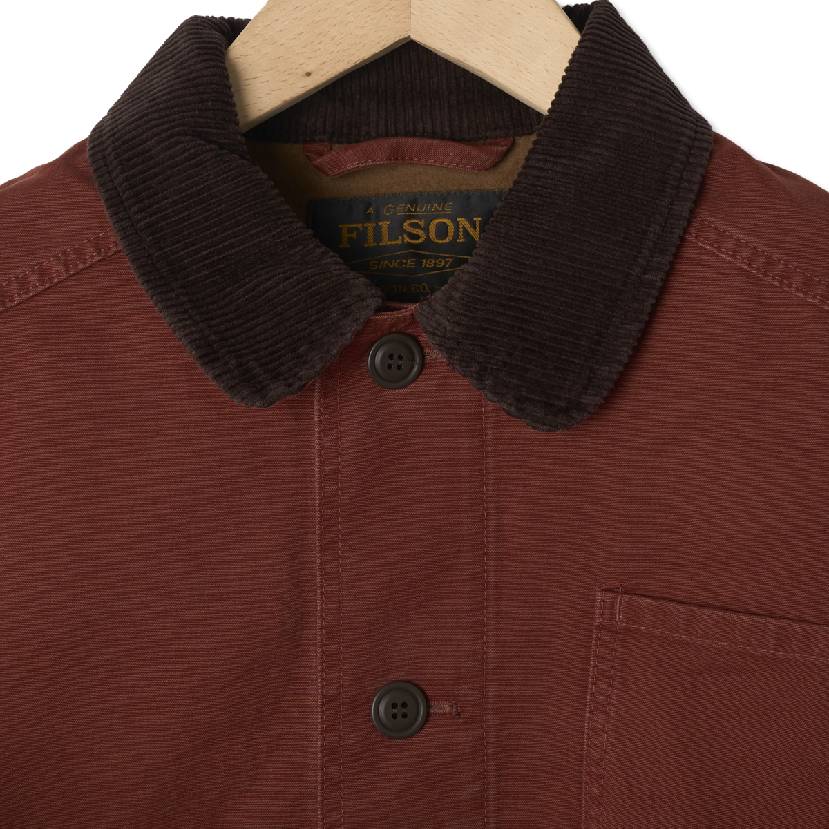 Filson Canvas Outfitter Jacket Sequoia - Detail 2