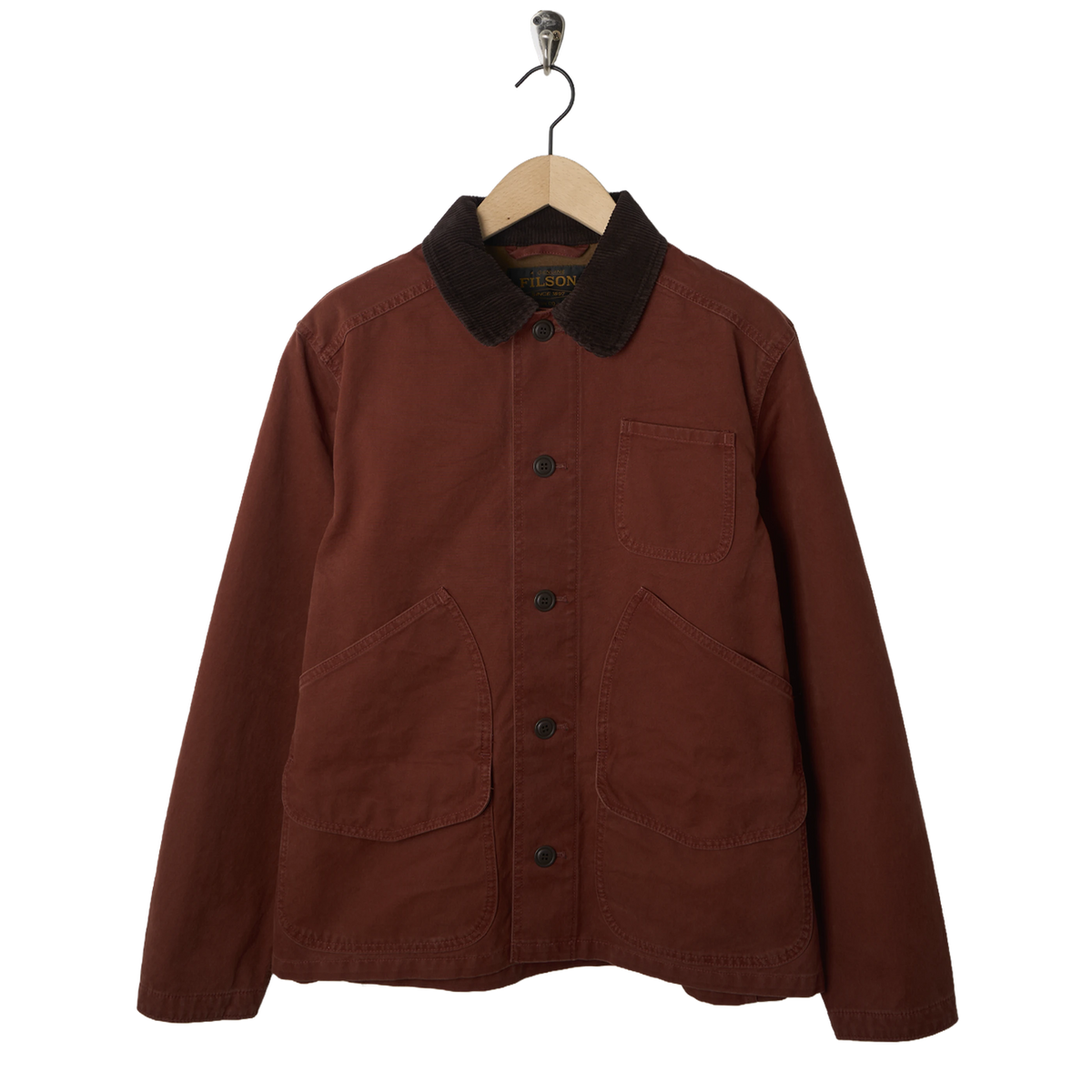 Filson Canvas Outfitter Jacket Sequoia - Front