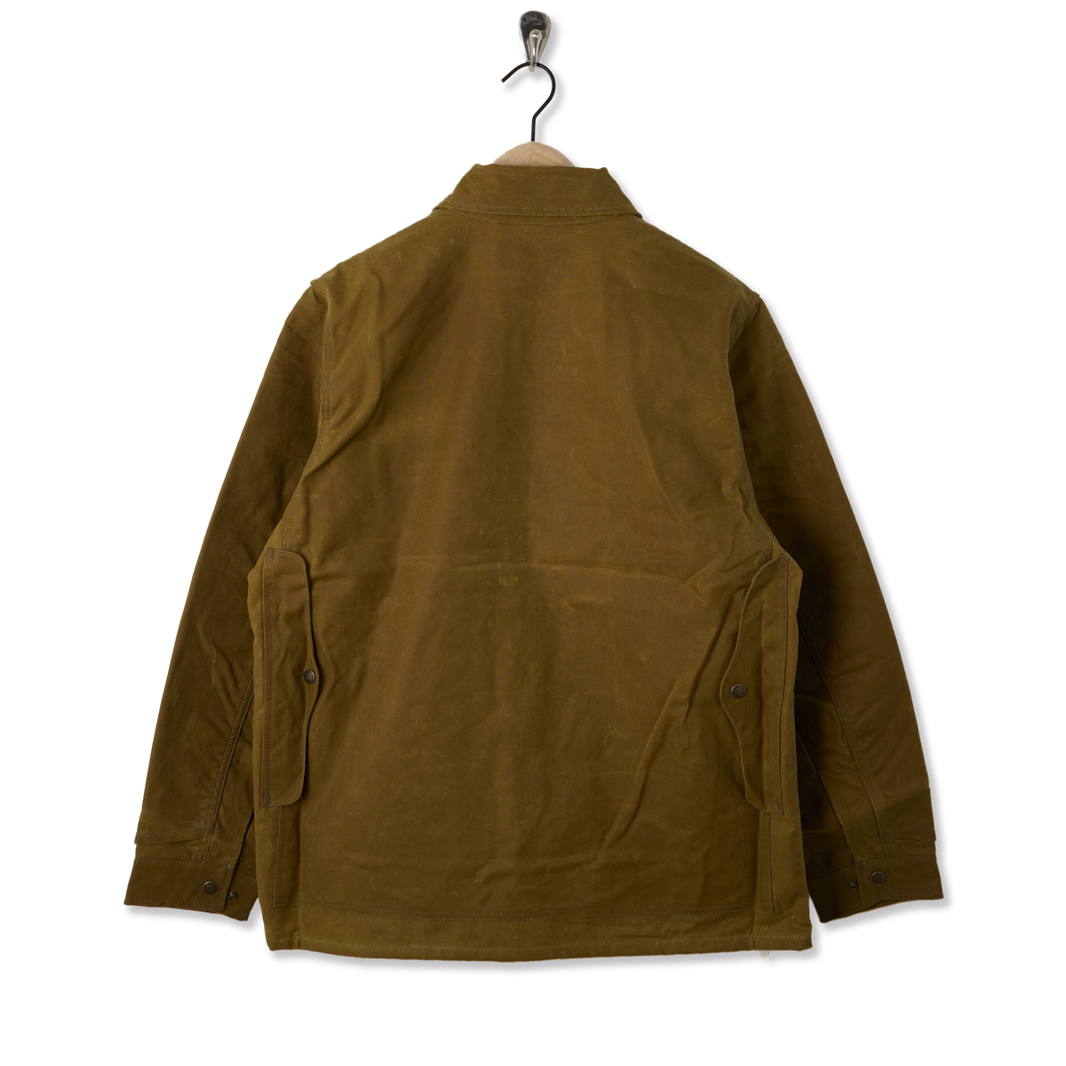 Filson Lined Tin Cruiser Jacket Dark Tan - Back