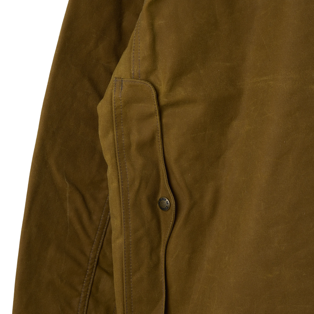 Filson Lined Tin Cruiser Jacket Dark Tan - Detail 4