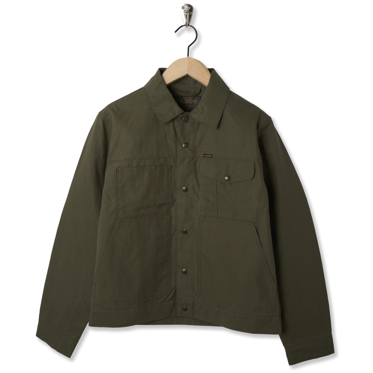 Filson Ranger Short Cruiser Jacket Olive - Front