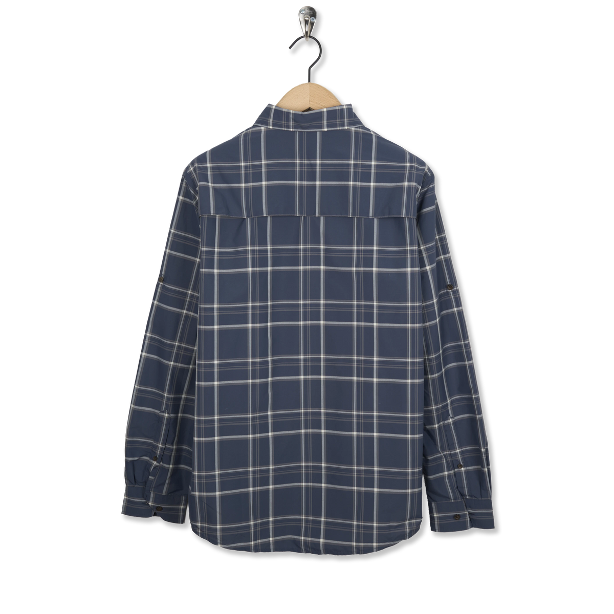 Fjallraven Abisko Hike Shirt LS Classic Dark Navy / Chalk White - Back