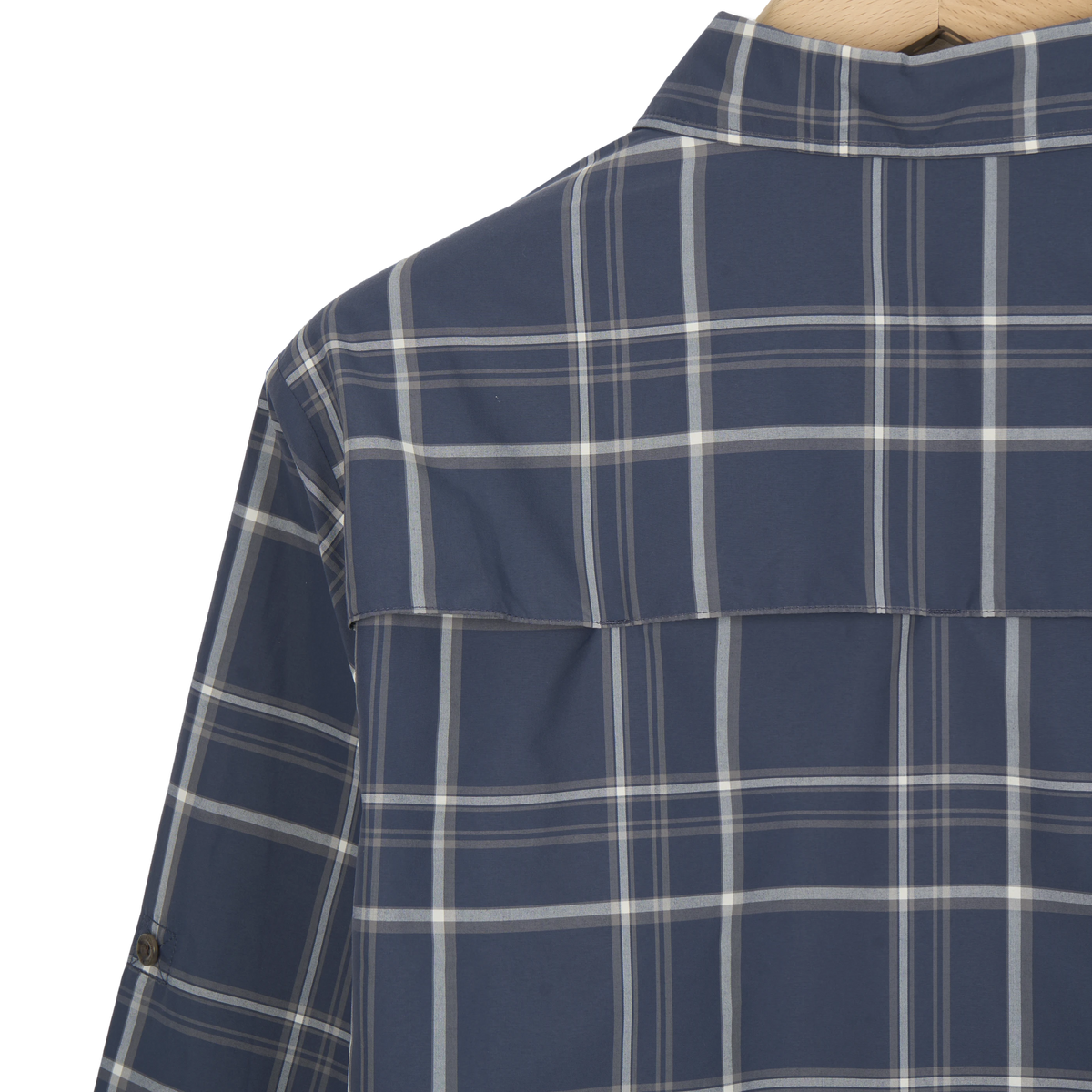 Fjallraven Abisko Hike Shirt LS Classic Dark Navy / Chalk White - Detail 5