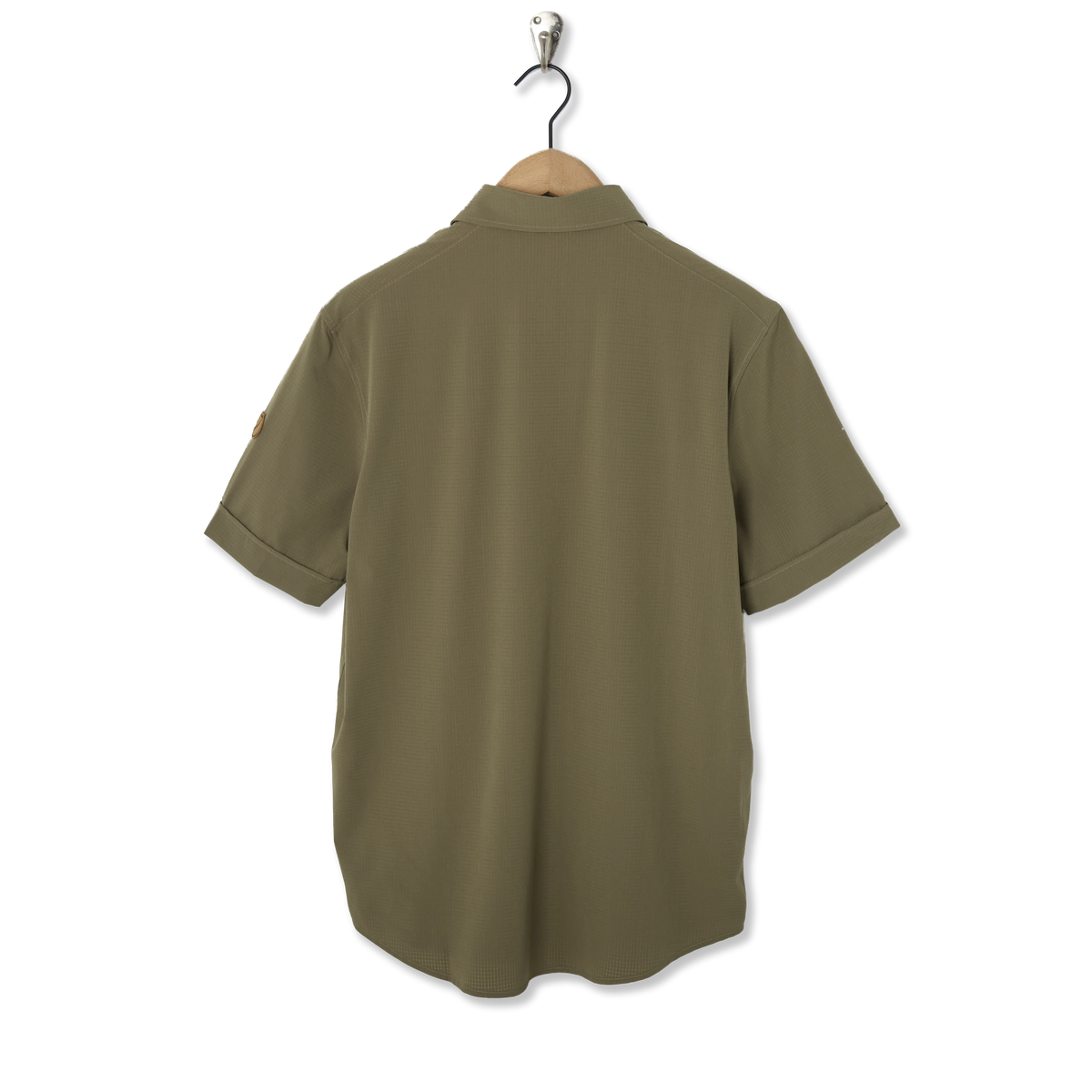Fjallraven Abisko Trekking Shirt SS Light Olive - Back