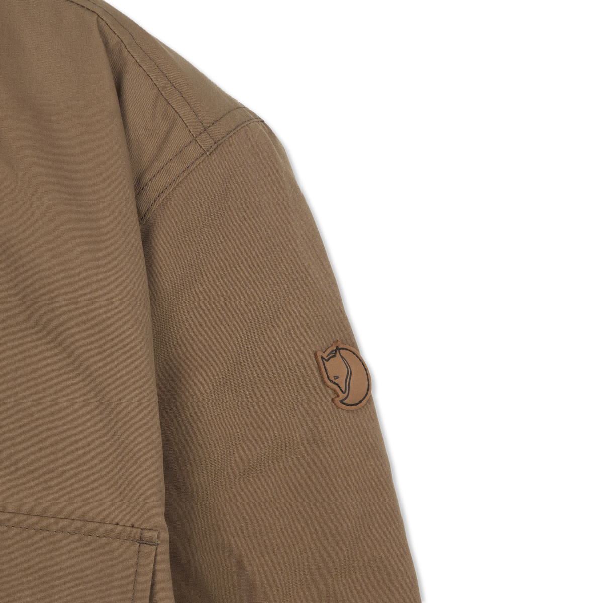 Fjallraven Ovik Down Shirt Jacket Wood Brown - Detail 5