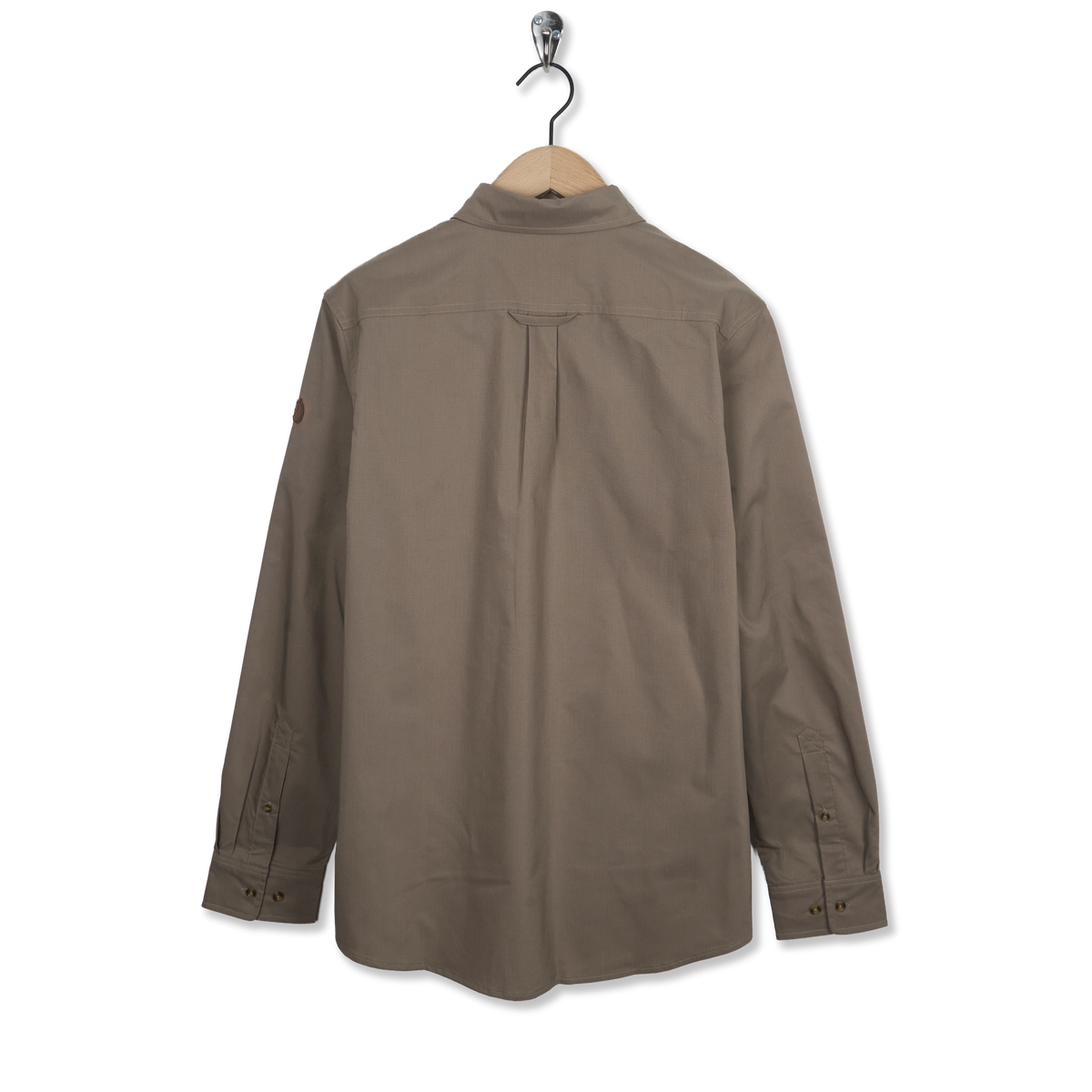 Fjallraven Ovik G-1000 L/S Shirt Suede Brown - Back