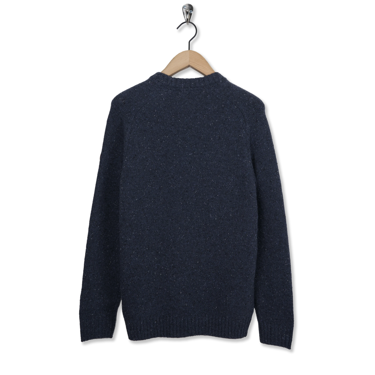 Fjallraven Ovik Neps Knit Sweater Dark Navy - Back