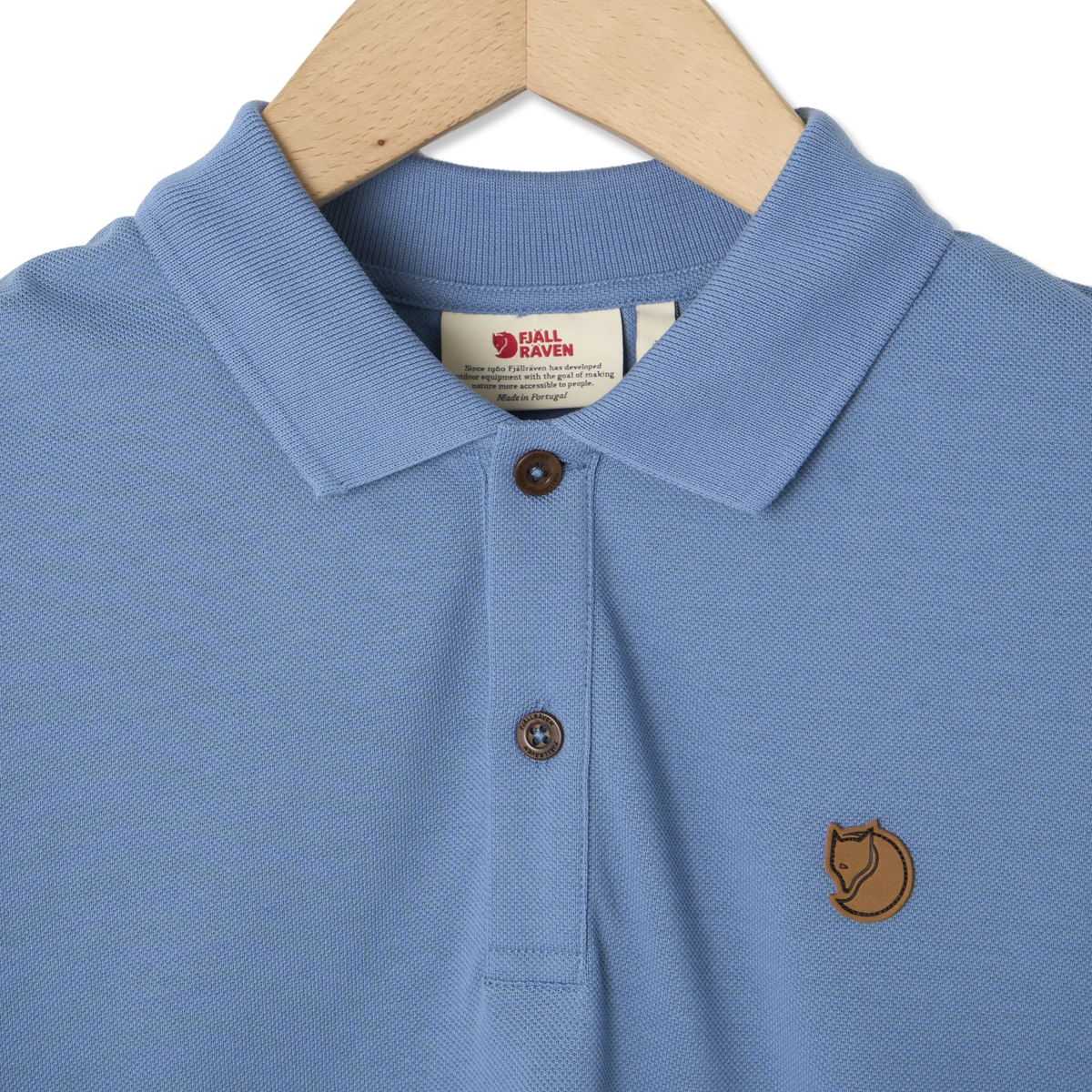 Fjallraven Ovik Polo Shirt Classic Dawn Blue - Detail 3