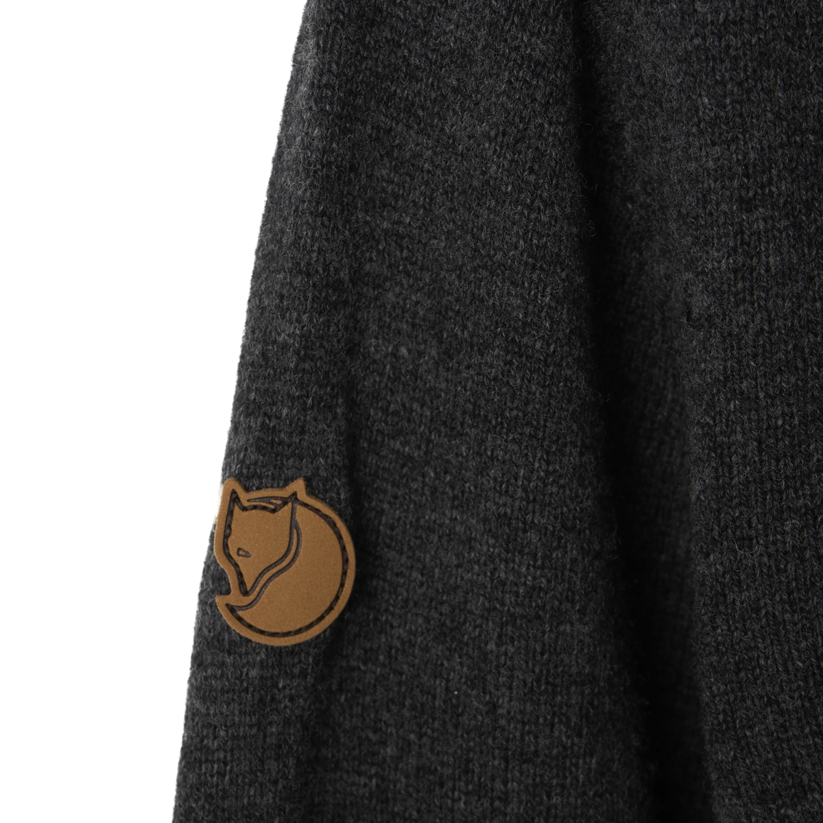 Fjallraven Ovik Round-neck Sweater Dark Grey - Detail 6