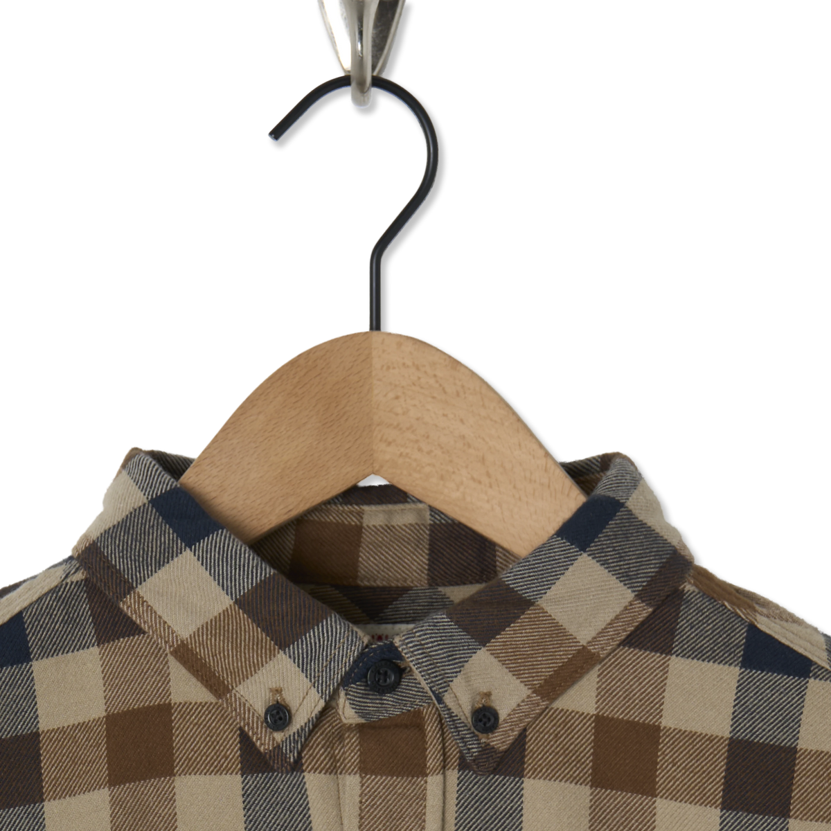 Fjallraven Skog Shirt Fossil / Dark Navy - Detail 4