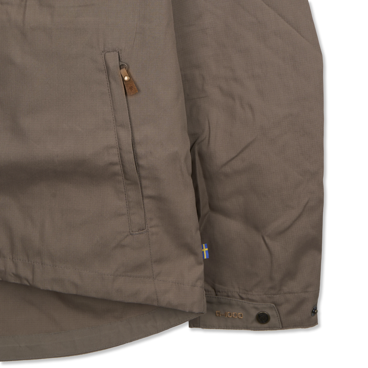 Fjallraven Skogso Jacket Suede Brown - Detail 2