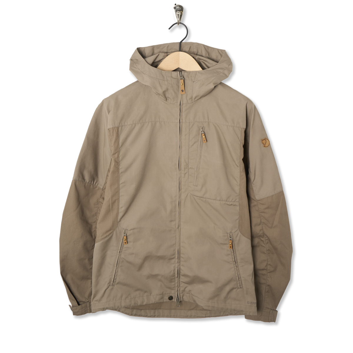 Fjallraven Sten Jacket Suede Brown - Front