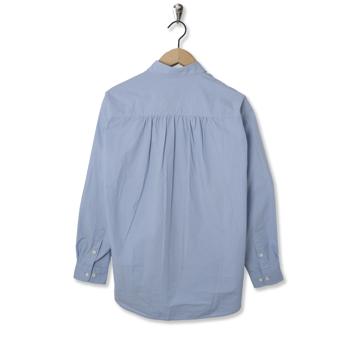 Frizmworks Cigarette Pocket Typewriter Shirt Sky Blue - Back